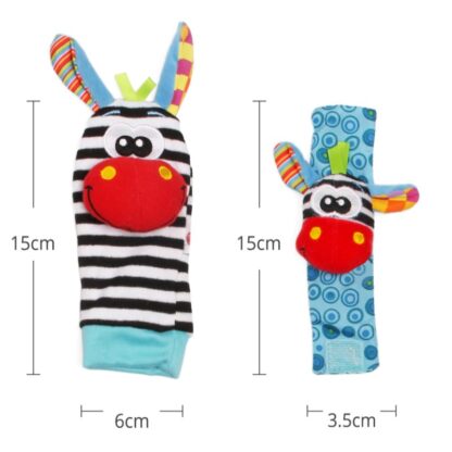 Pulseiras e meias para bebés