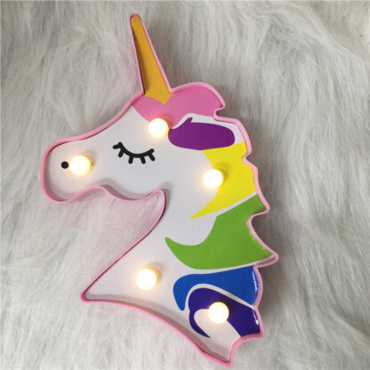 Unicórnio - Luz de presença / Objeto para decoração
