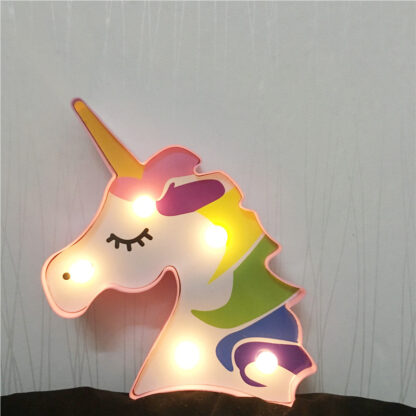 Unicórnio - Luz de presença / Objeto para decoração