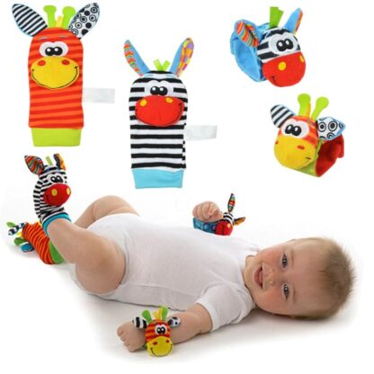 Pulseiras e meias para bebés