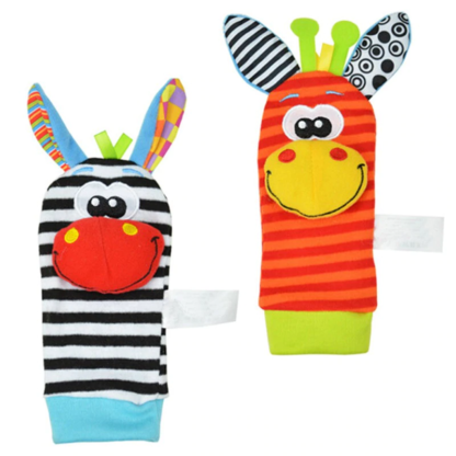 Pulseiras e meias para bebés
