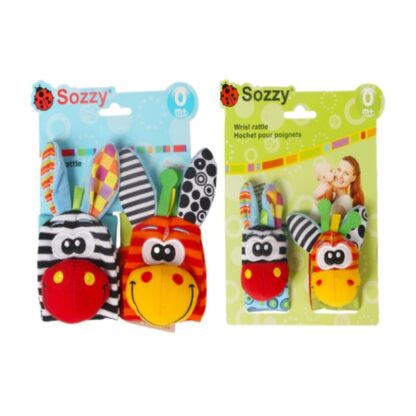 Pulseiras e meias para bebés